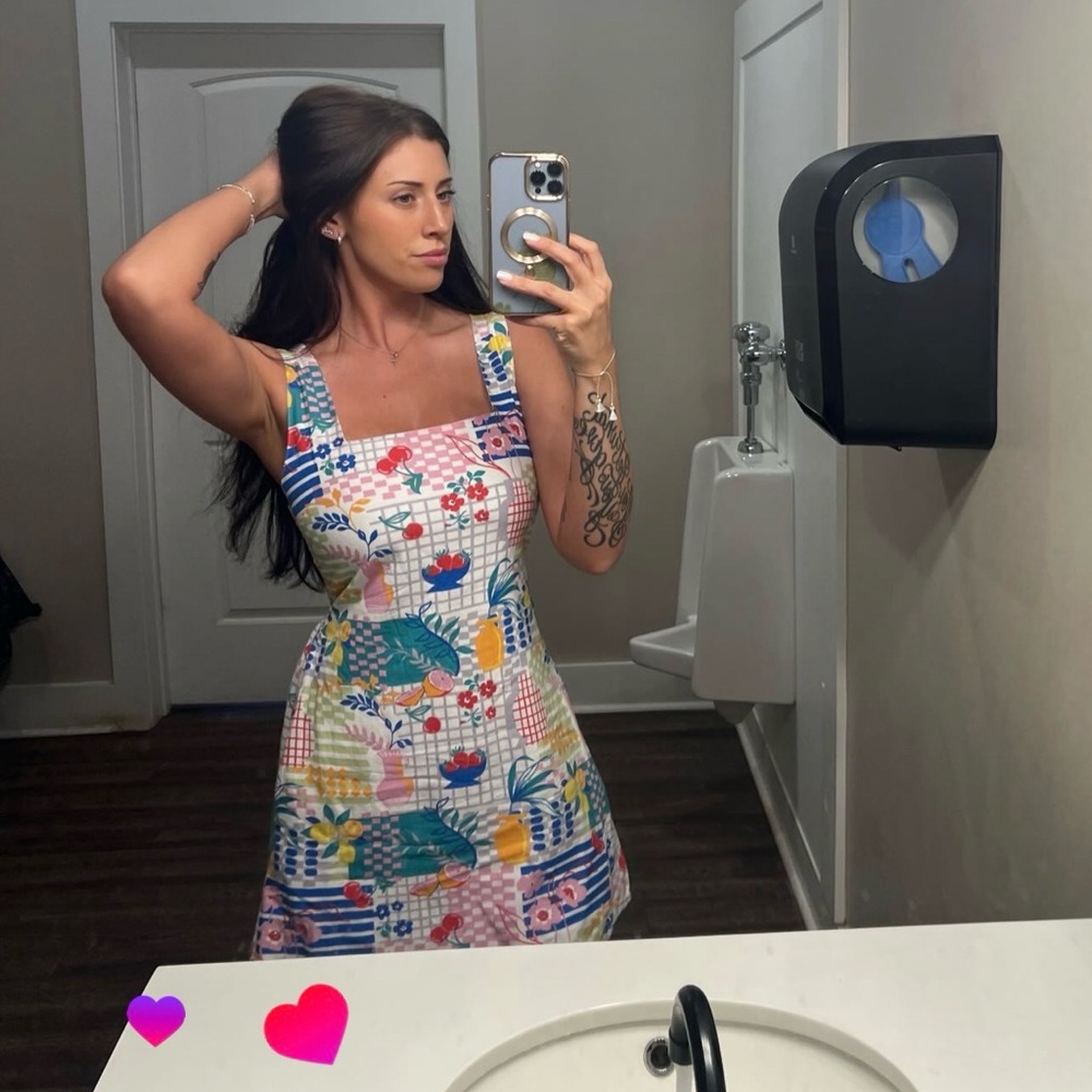 Fruit print dress